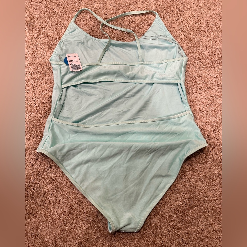 FOREVER 21 - “Sunkissed” teal swimsuit - Picture 3 of 6